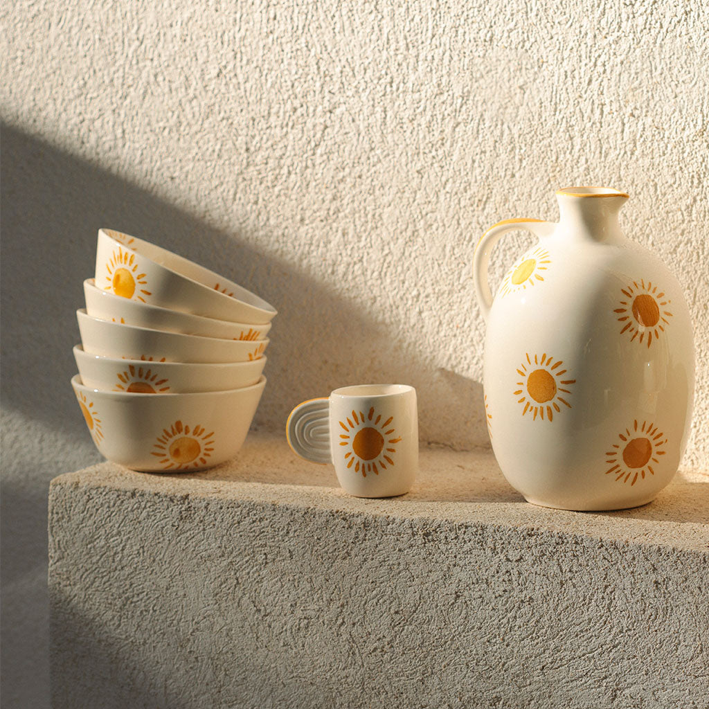 Bol en céramique - Soleil