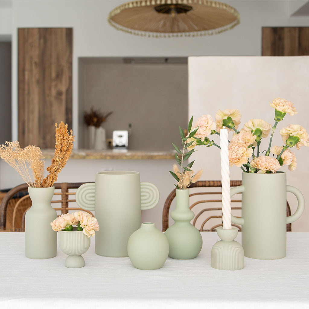 Vase en céramique Ausso - Vert