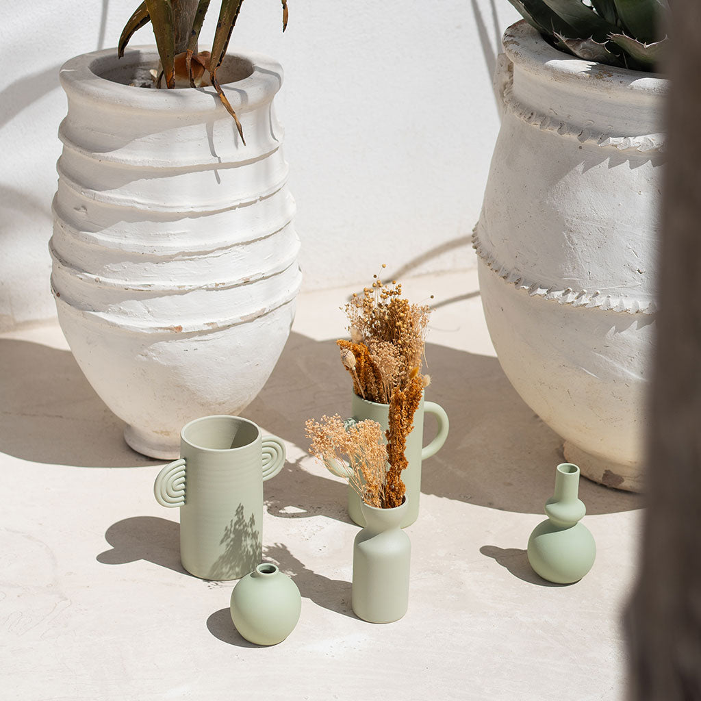 Vase en céramique Ausso - Vert