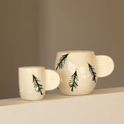 Mug en céramique Ambre - Sapin - Oustao