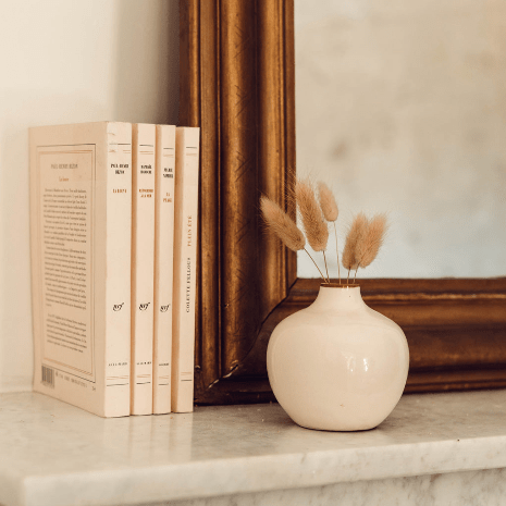 Soliflore en céramique Mediterranea - Blanc - Oustao