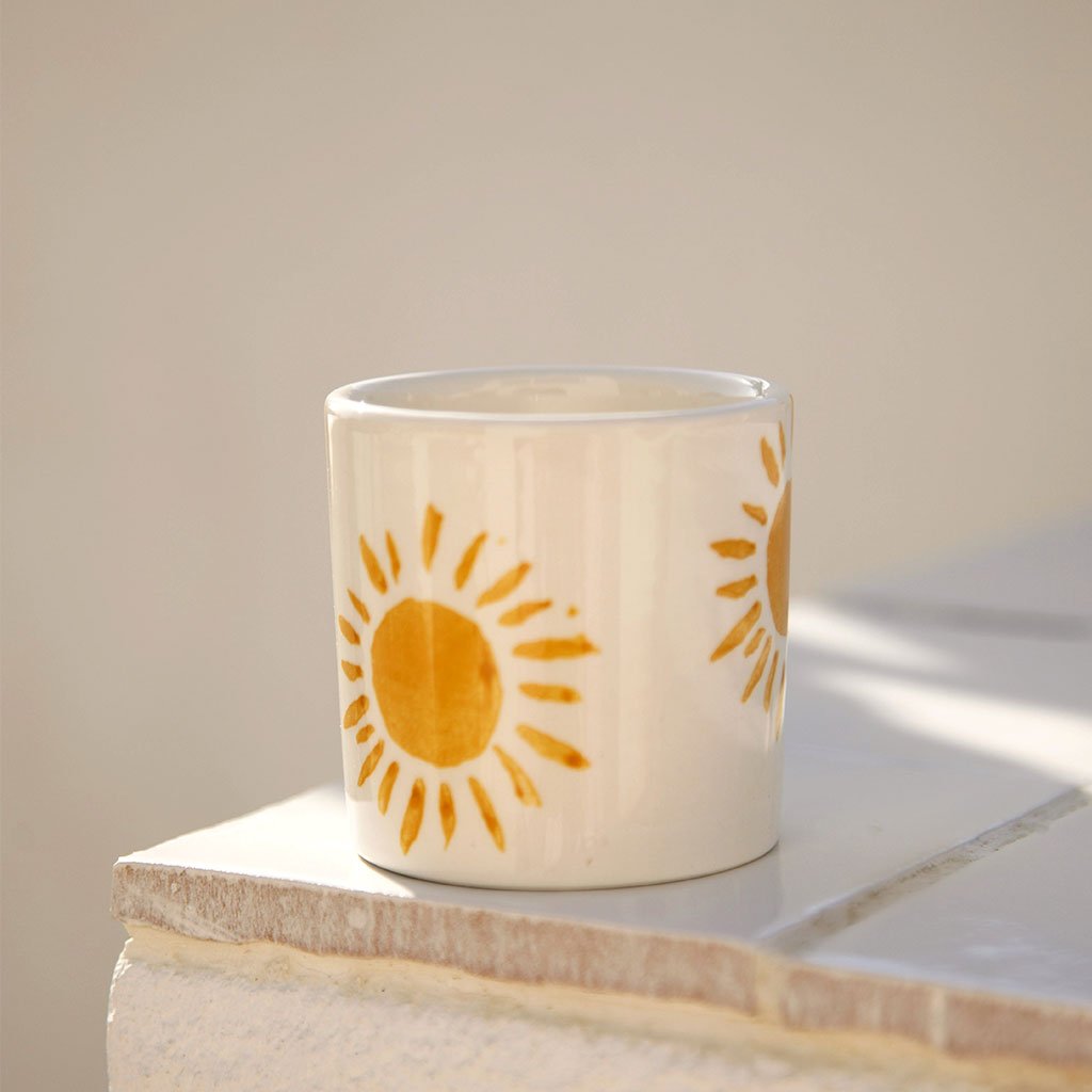 Tasse à espresso en céramique - Soleil - Oustao