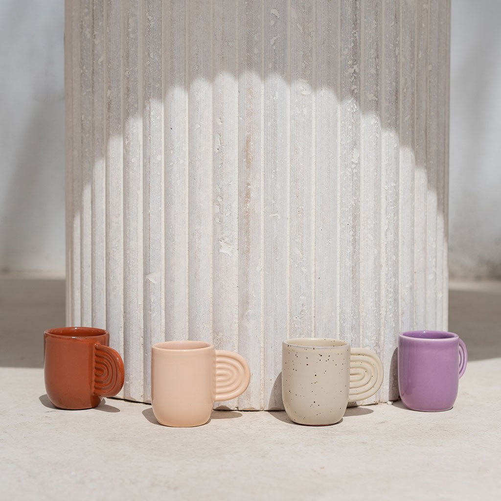 Tasse en céramique Ambre - Poudré - Oustao