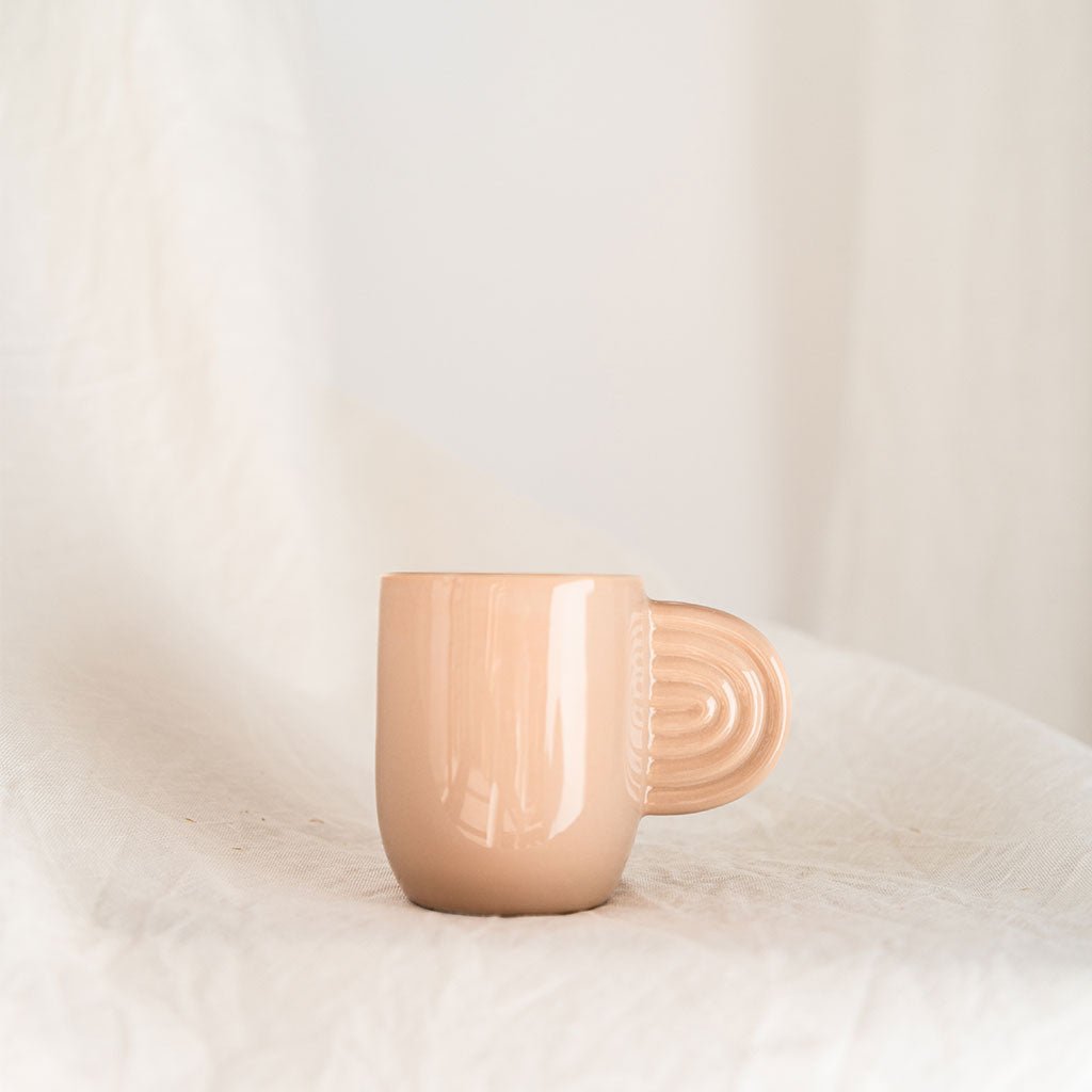 Tasse en céramique Ambre - Poudré - Oustao