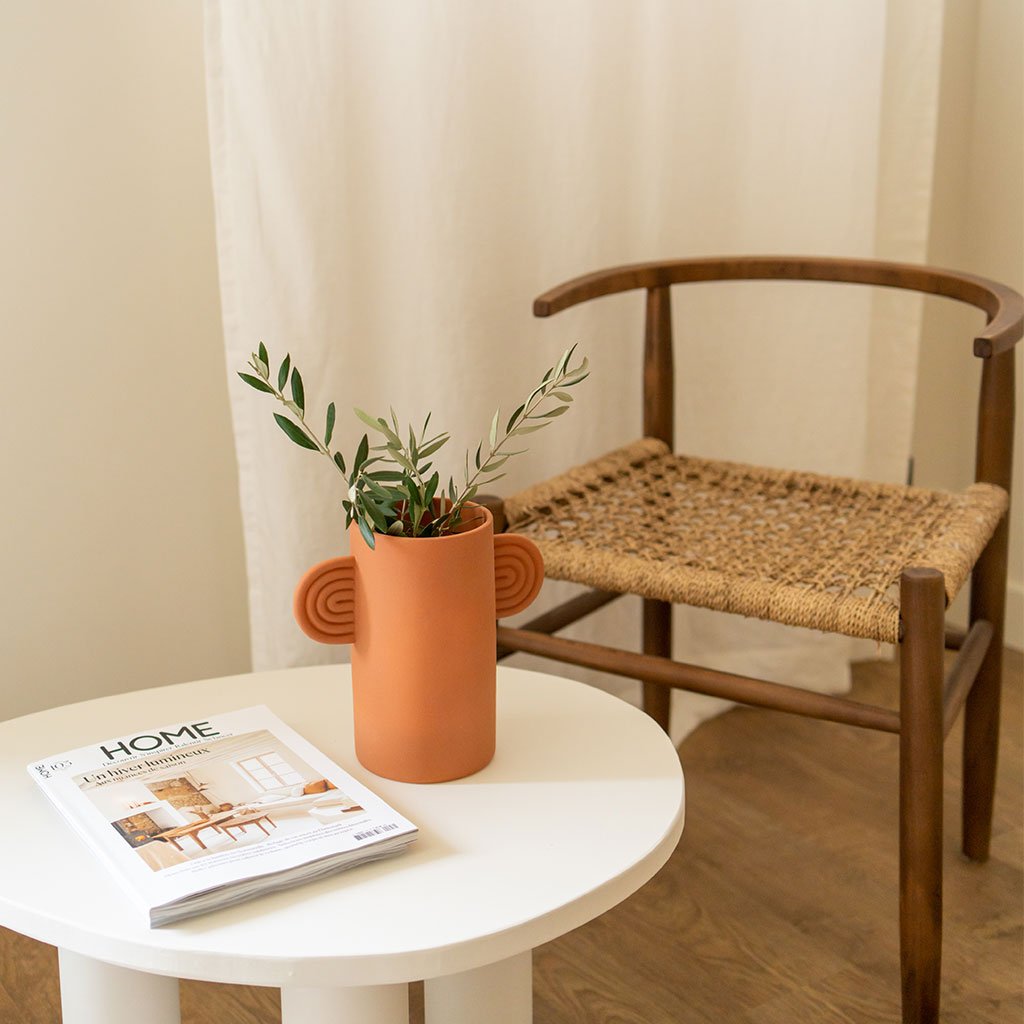 Vase en céramique Ambre - Terracotta - Oustao