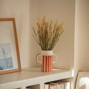 Vase en céramique Mediterranea - Rayures - Oustao