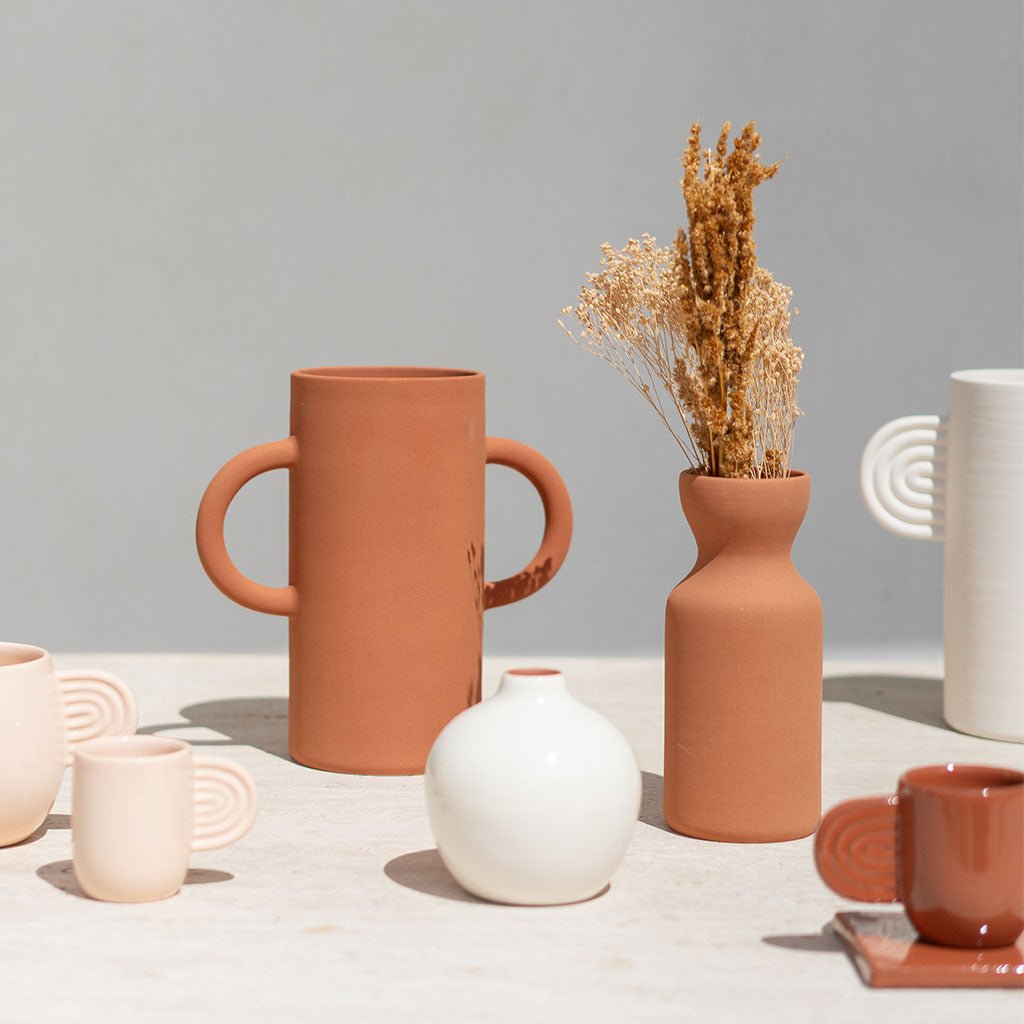 Vase en céramique Mediterranea - Terracotta - Oustao
