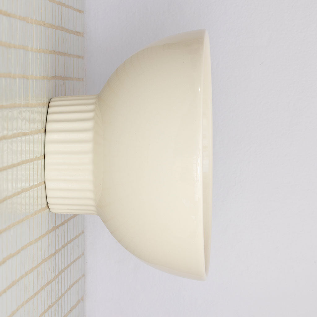 Applique en céramique Coupo - Blanc crème