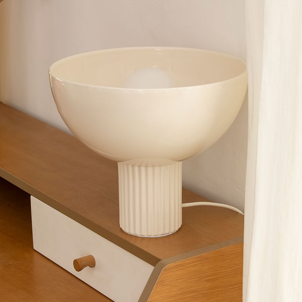 Lampe en céramique Coupo - Blanc
