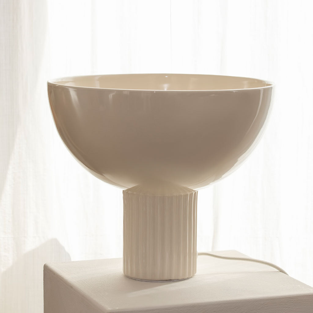 Lampe en céramique Coupo - Blanc