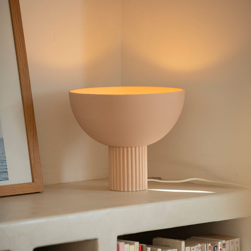 Lampe en céramique Coupo - Poudré mat