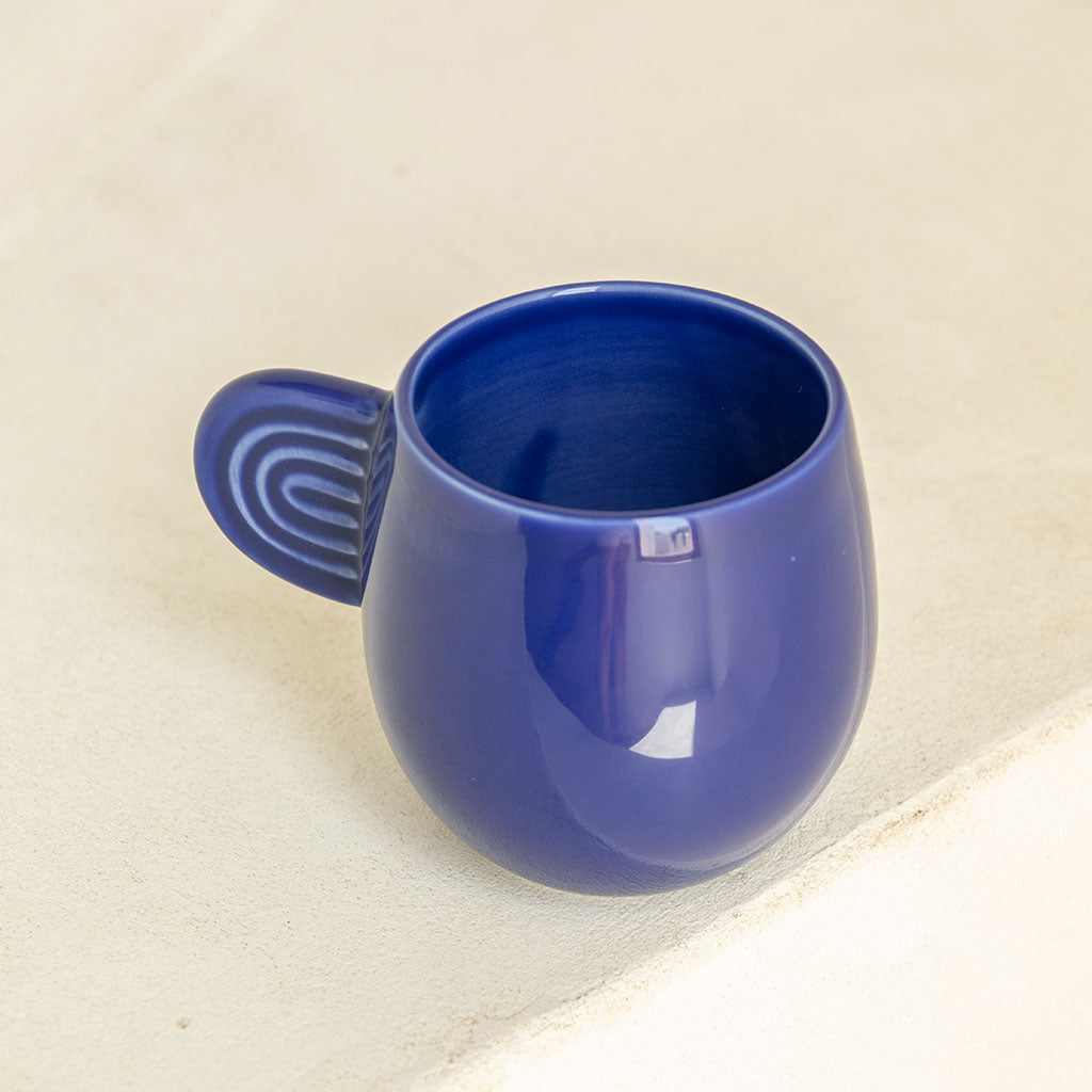 Mug en céramique Ambre - Bleu