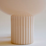 Lampe en céramique Coupo - Poudré brillant