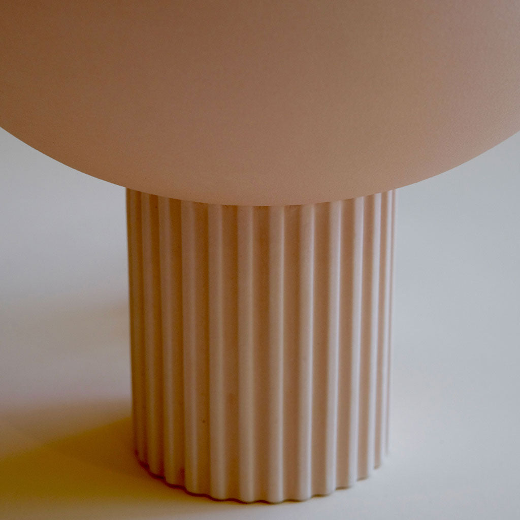 Lampe en céramique Coupo - Poudré mat