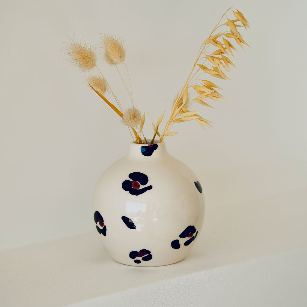 Soliflore en céramique Mediterranea - Léopard