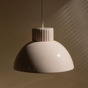 Suspension en céramique Coupo - Poudré brillant