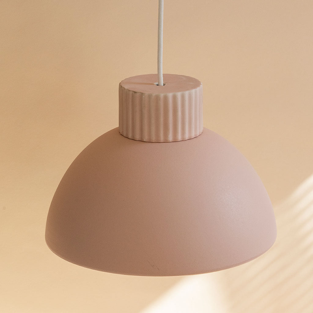 Suspension en céramique Coupo - Poudré mat