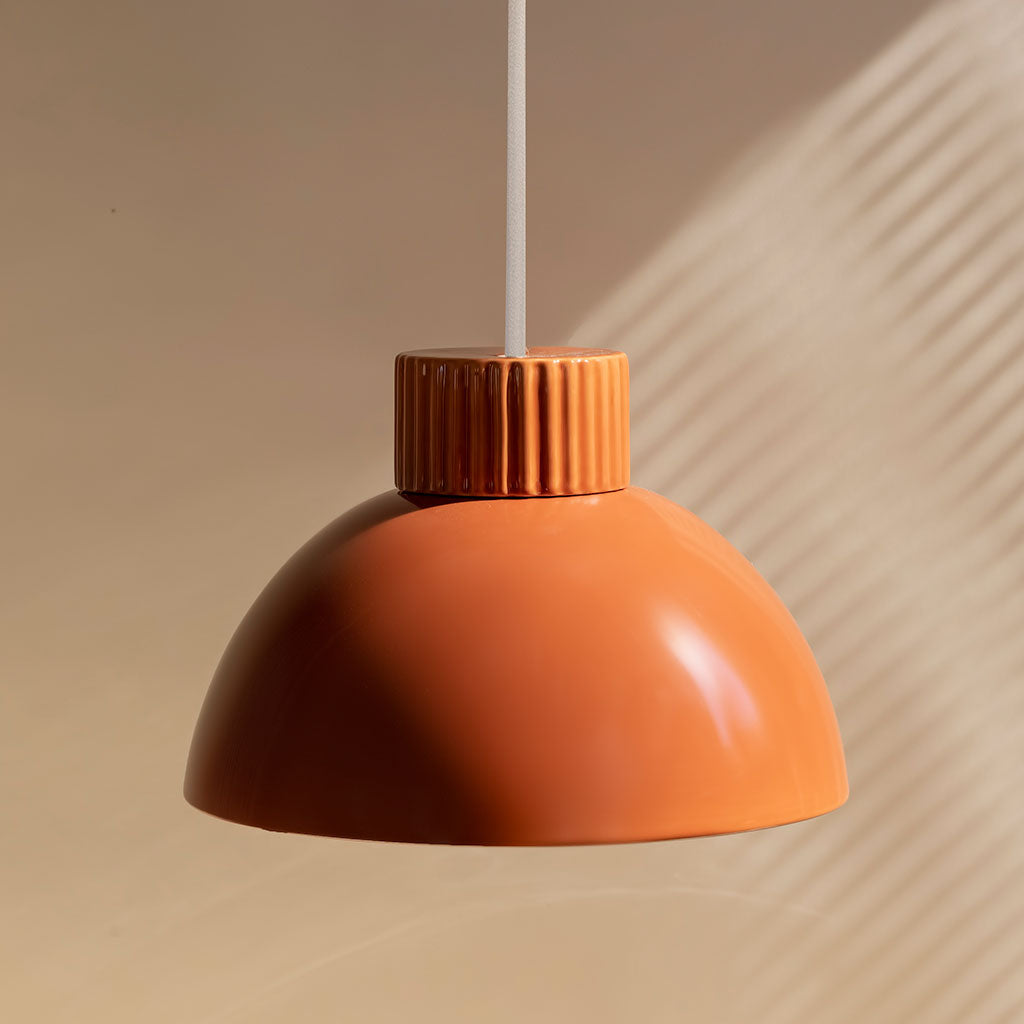 Suspension en céramique Coupo - Terracotta