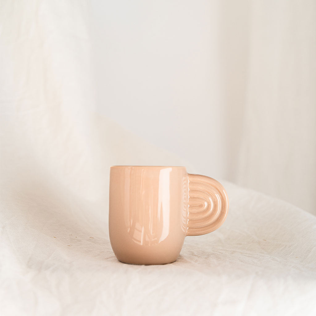 Tasse en céramique Ambre - Poudré