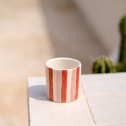 Tasse à espresso en céramique - Rayures