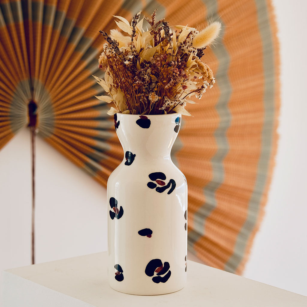 Totem en céramique Mediterranea - Léopard