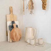 Lot 1 pichet et 2 tasses Ambre - Moucheté - Oustao