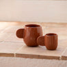 Lot 2 tasses et 2 mugs Ambre - Terracotta - Oustao