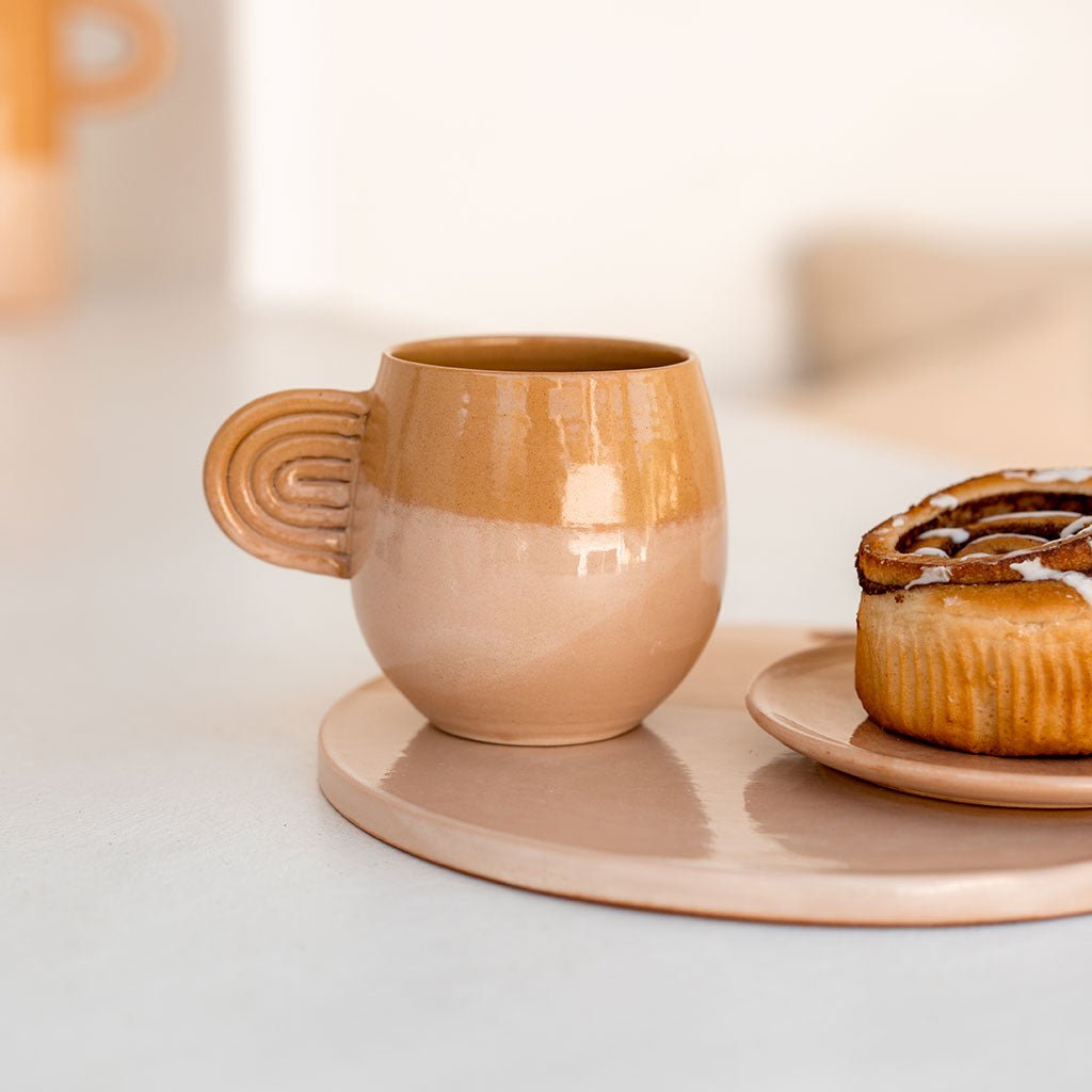 Mug en céramique Ambre - Bicolore - Oustao