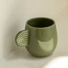 Mug en céramique Ambre - Vert - Oustao