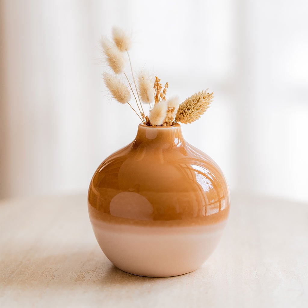 Soliflore en céramique Mediterranea - Bicolore (Prototype) - Oustao