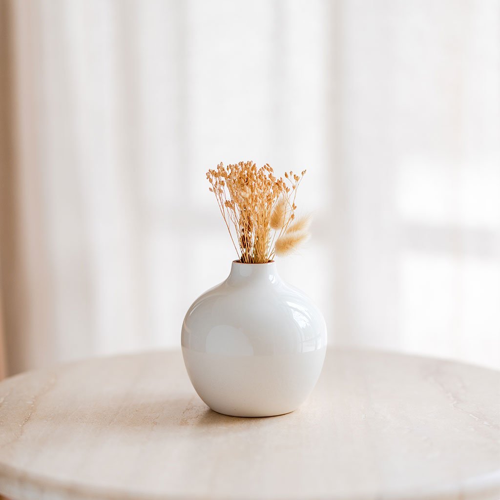 Soliflore en céramique Mediterranea - Blanc (Prototype) - Oustao