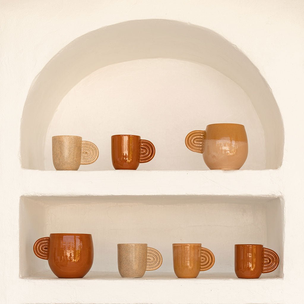 Tasse en céramique Ambre - Bicolore - Oustao