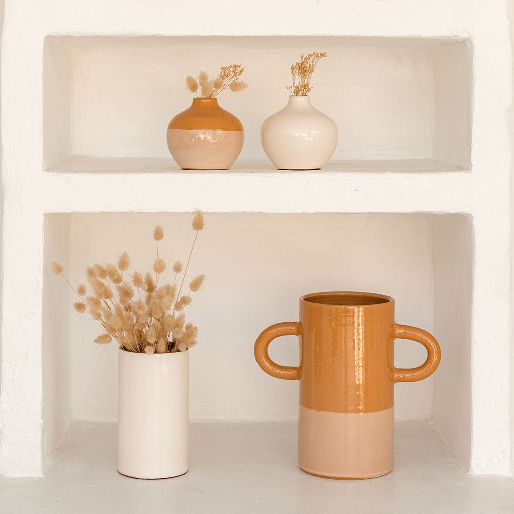Vase en céramique Mediterranea - Bicolore - Oustao
